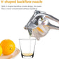 Stainless Steel Lemon & Orange Clip Handheld Fruit Juicer